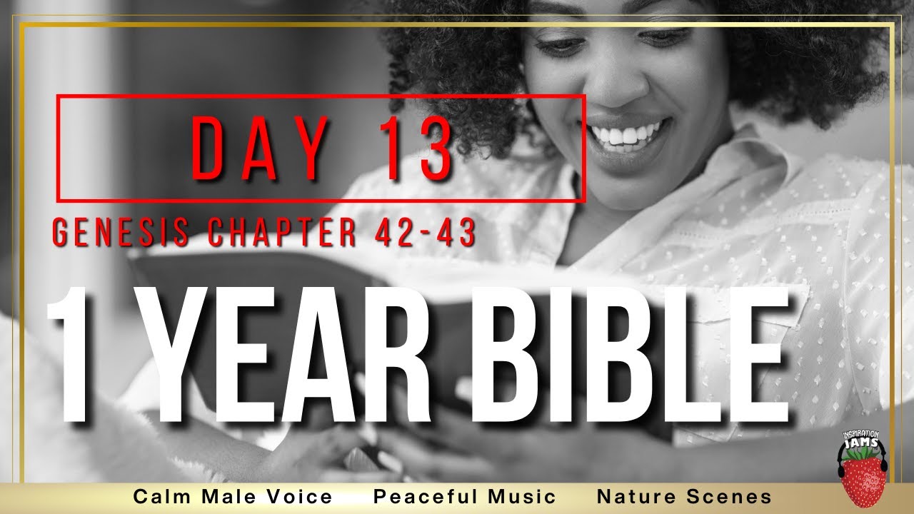 Day 13 | NIV Genesis 42 - 43 | 1 Year Bible Reading Plan | Peaceful Scripture Audio Bible