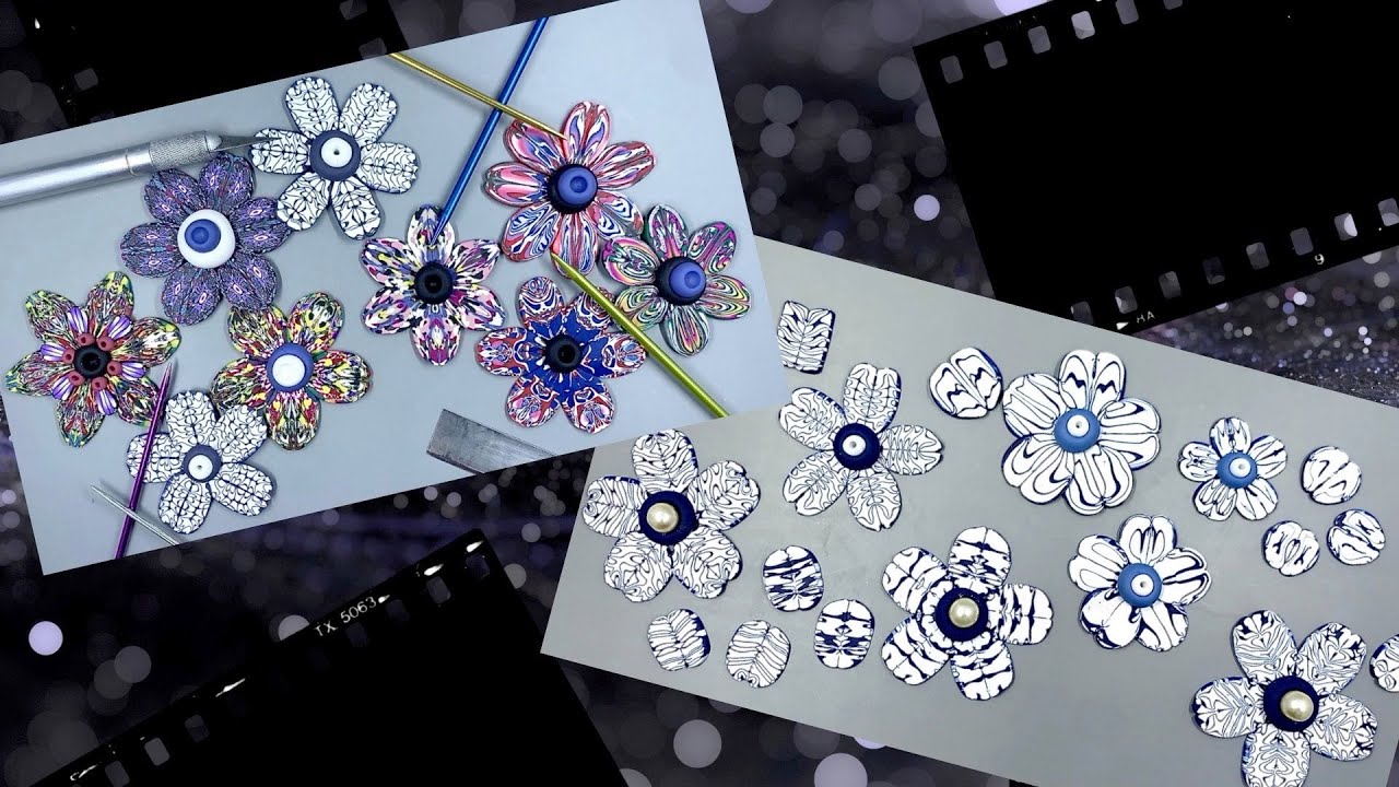 POLYMER CLAY TUTORIAL: Natasha's Flowers (PART 2 TO PART 11)