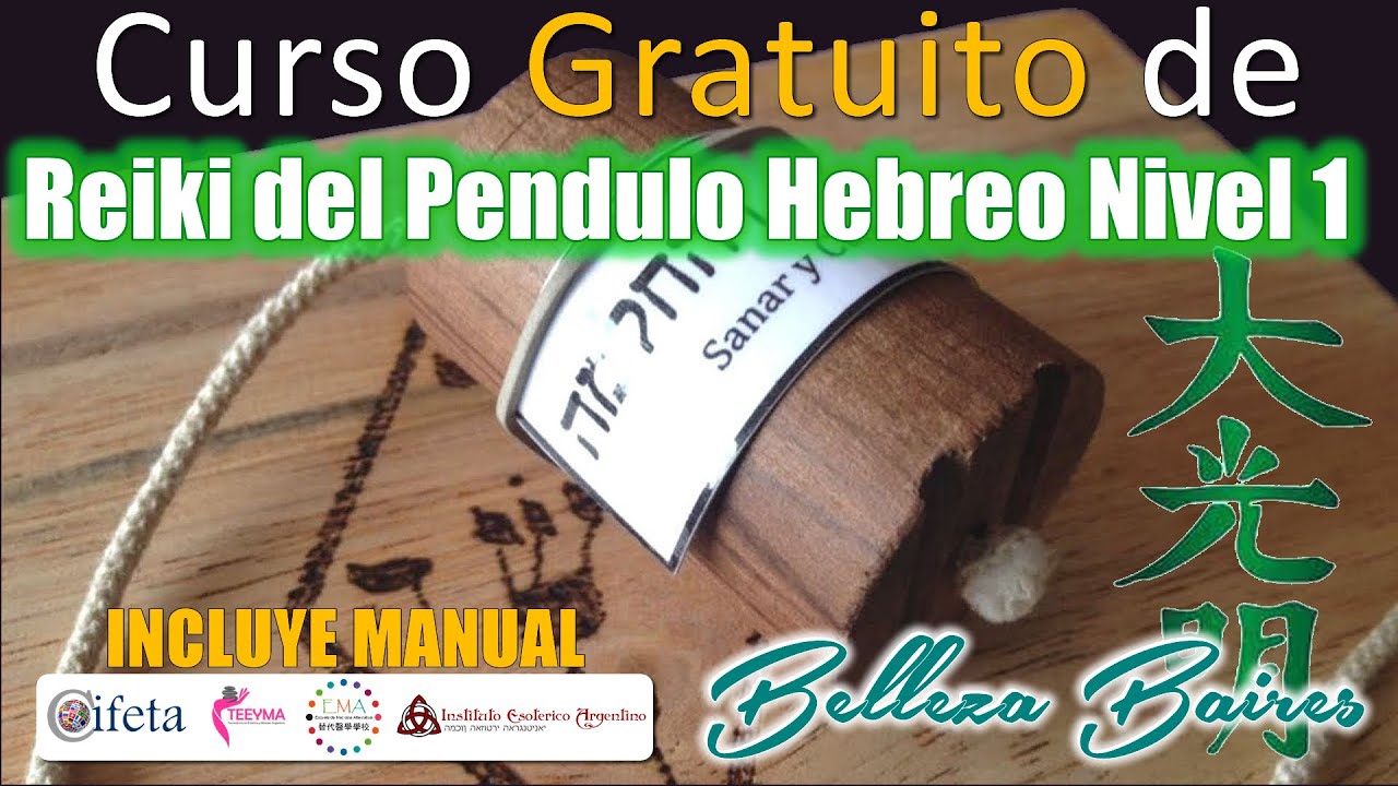 Curso Gratuito de Reiki del Pendulo Hebreo Nivel 1