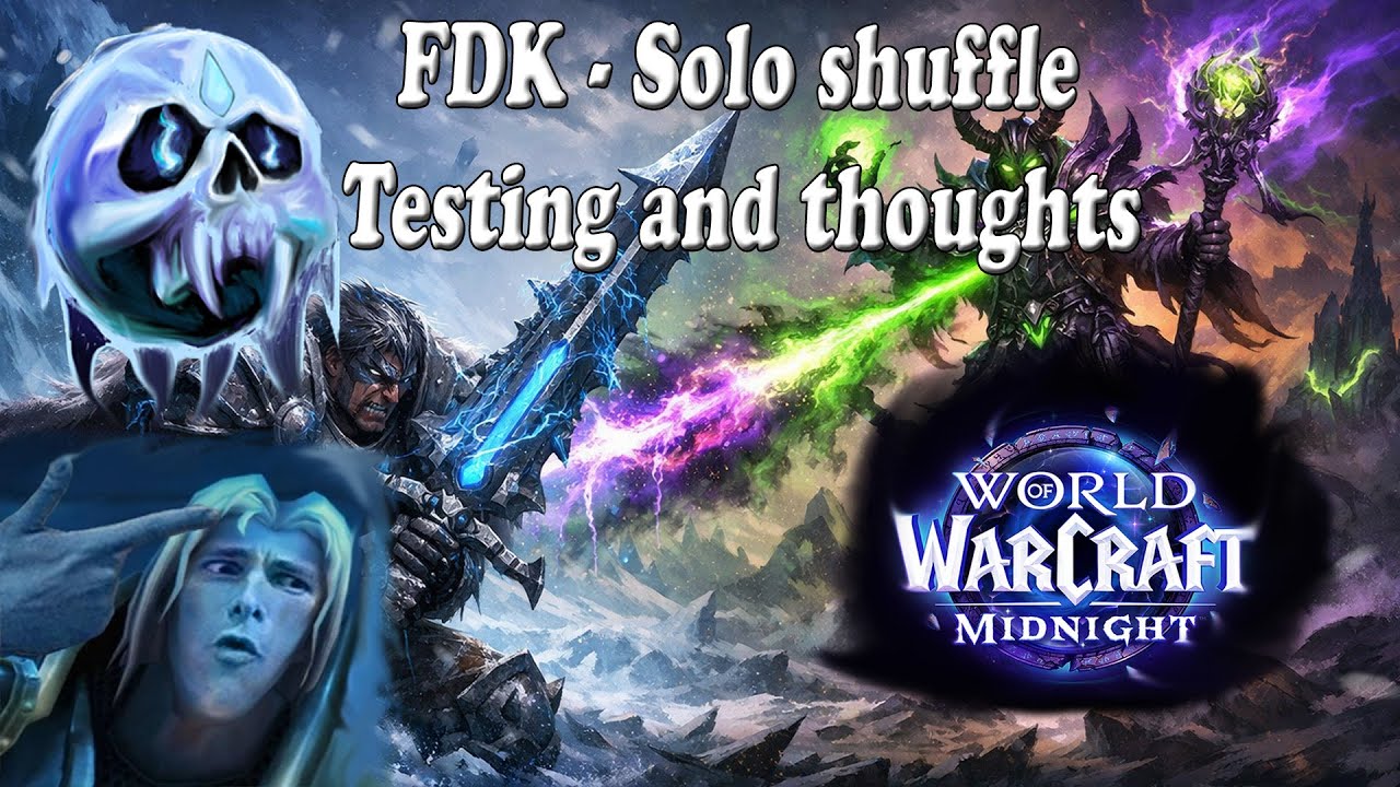 Testing Two handed Frost DK in Midnight - Solo shuffle + thoughts
