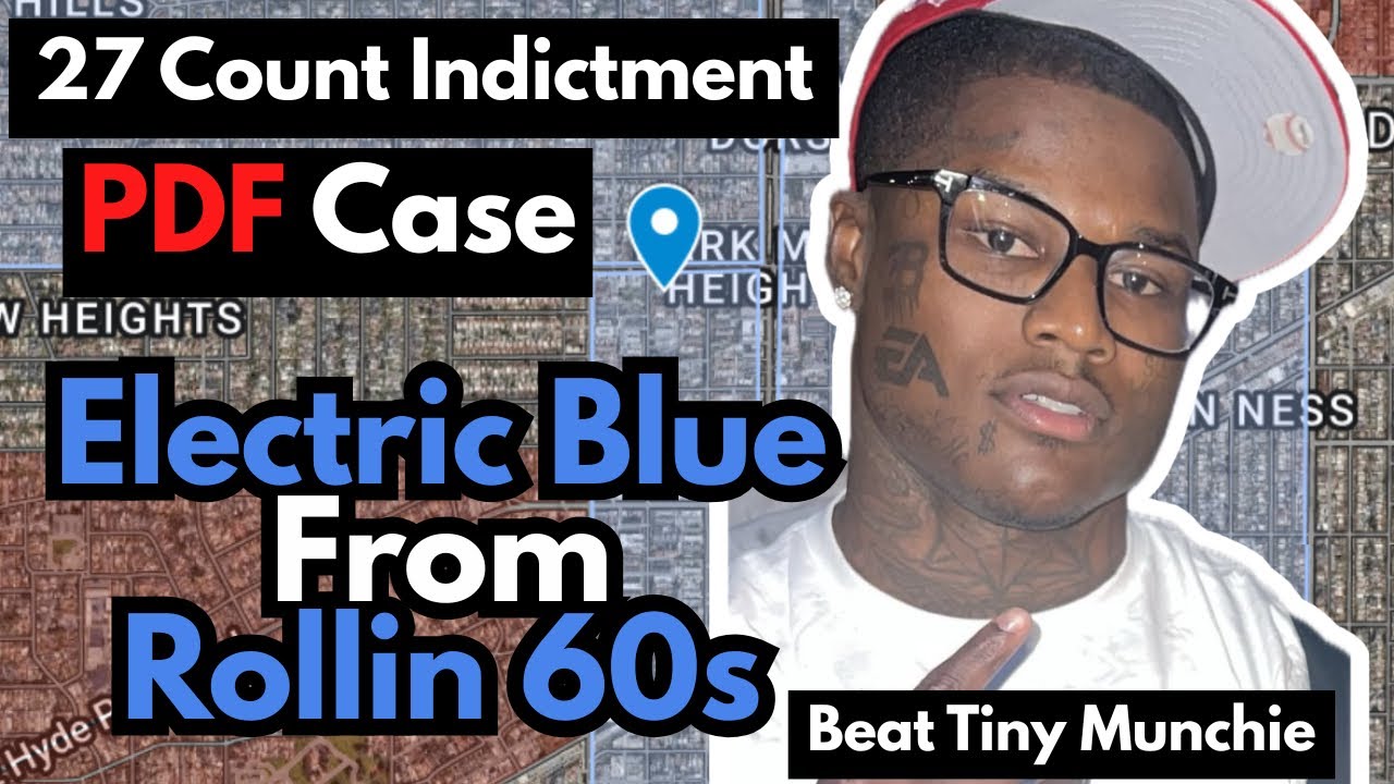 Electric Blue From Rollin 60s Pled On PDF Case, 27 Count Indictment For $300k Robbery & More