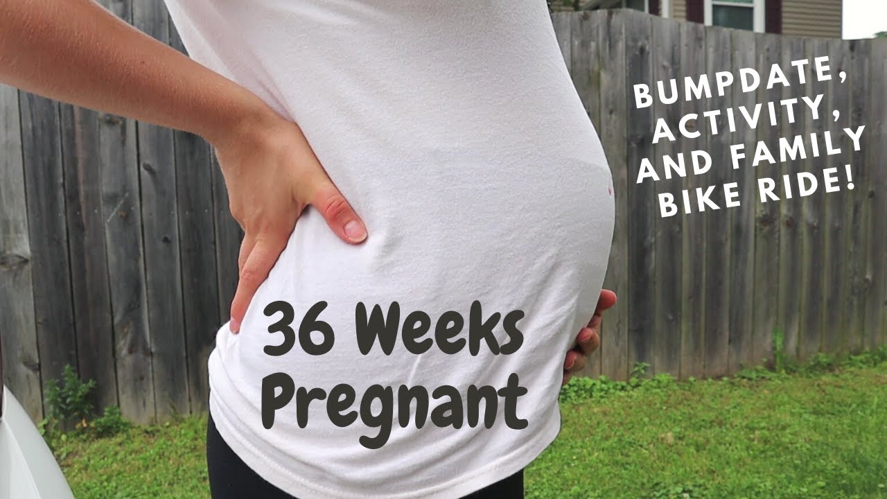 36 WEEKS PREGNANT | Weekly Pregnancy Update | Biking at 36 Weeks Pregnant?!