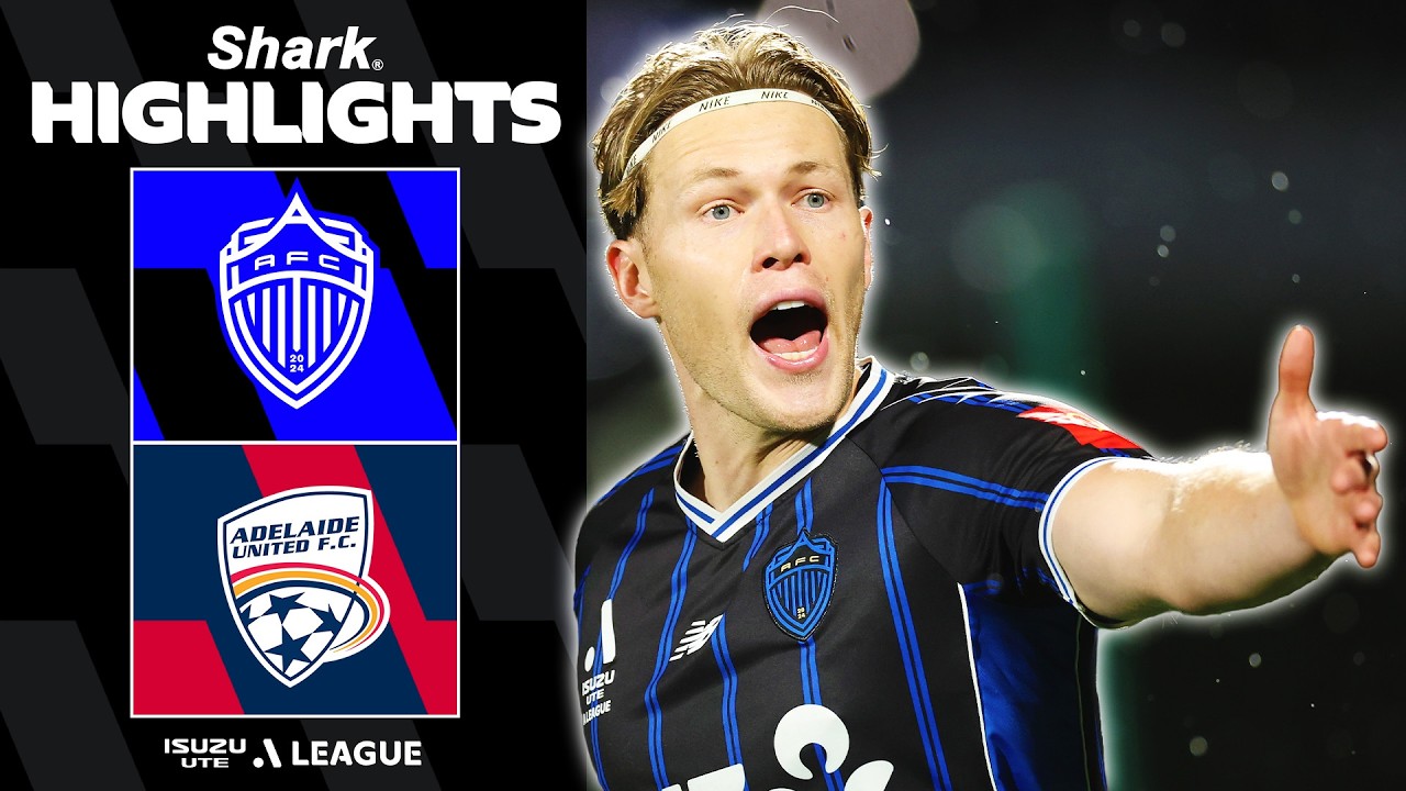 Auckland FC v Adelaide United | SHARK HIGHLIGHTS | Isuzu UTE A-League 2025-26 | Semi-Final Leg One