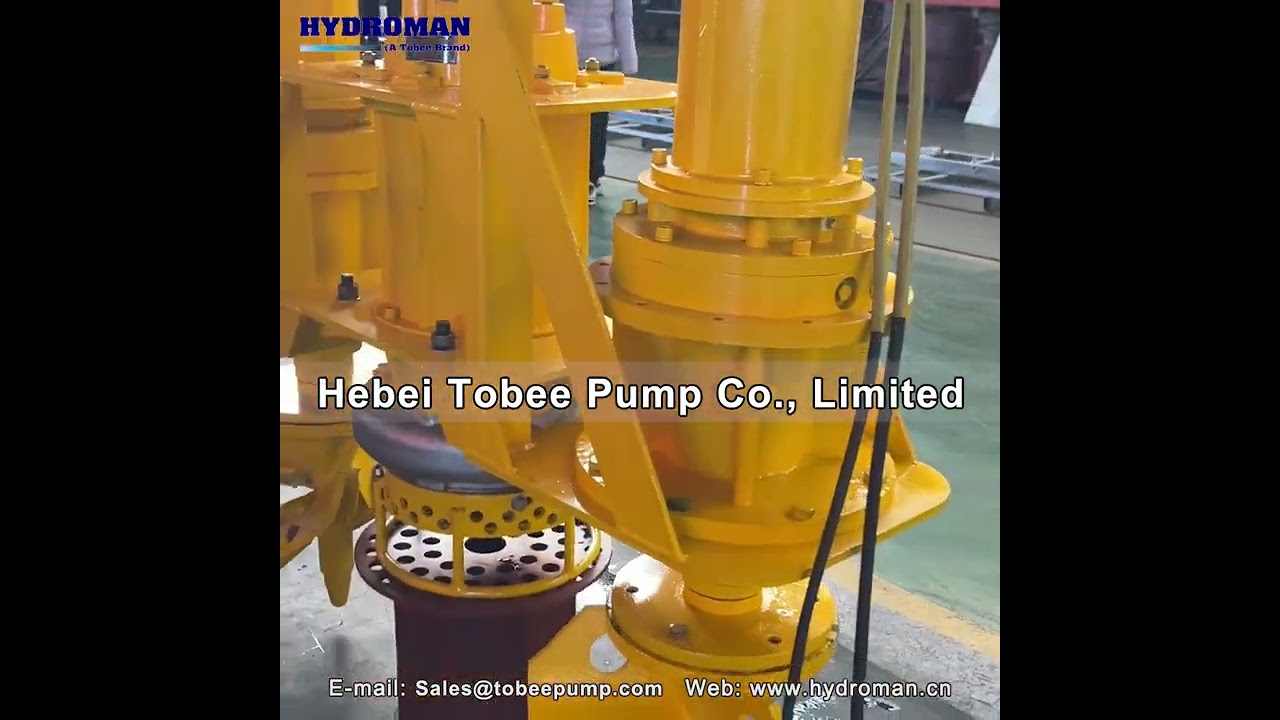 Hydroman® Submersible Mud Sand Pumps with SS Material Wetted End Parts 