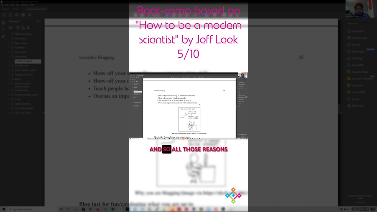 [2020-09-21] How to be a modern scientist: short clips 5/10