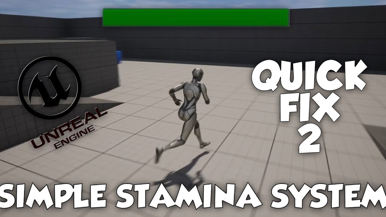 Stamina System Another Quick Fix | Tutorial | Part 3 | Unreal Engine 5