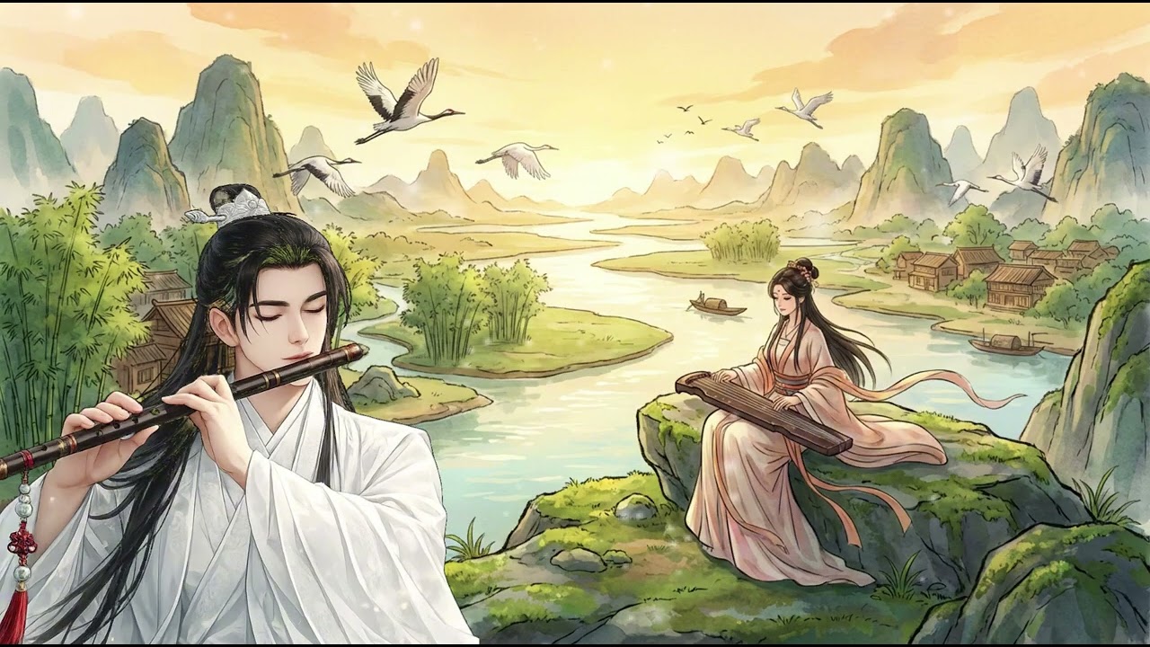 Most Peaceful Chinese Instrumental | Zen Flute & Guzheng for Stress Relief & Deep Sleep