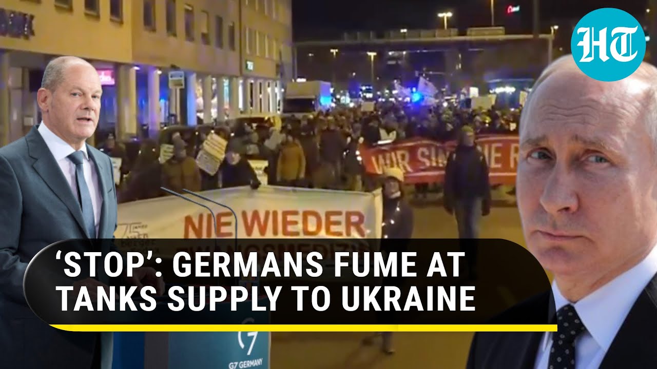 Germans protest NATO nation’s tank deliveries to Ukraine amid Russia’s war | Watch