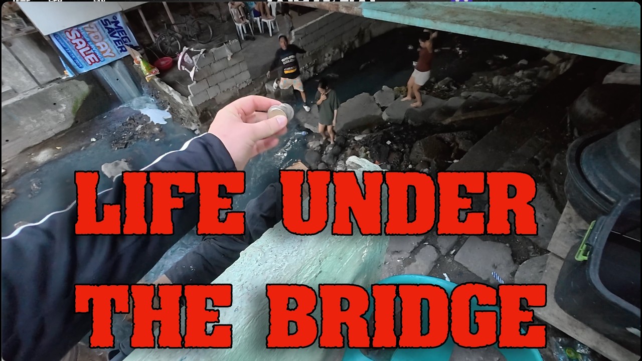 Life Under the Bridge in Angeles City 🇵🇭 Shocking Reality or Hidden Community? (Dry Season Visit)