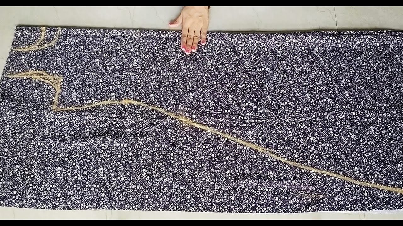 Kurti Cutting and Stitching | A-Line kurti Cutting and Stitching | Kurti/Suit Cutting and Stitching