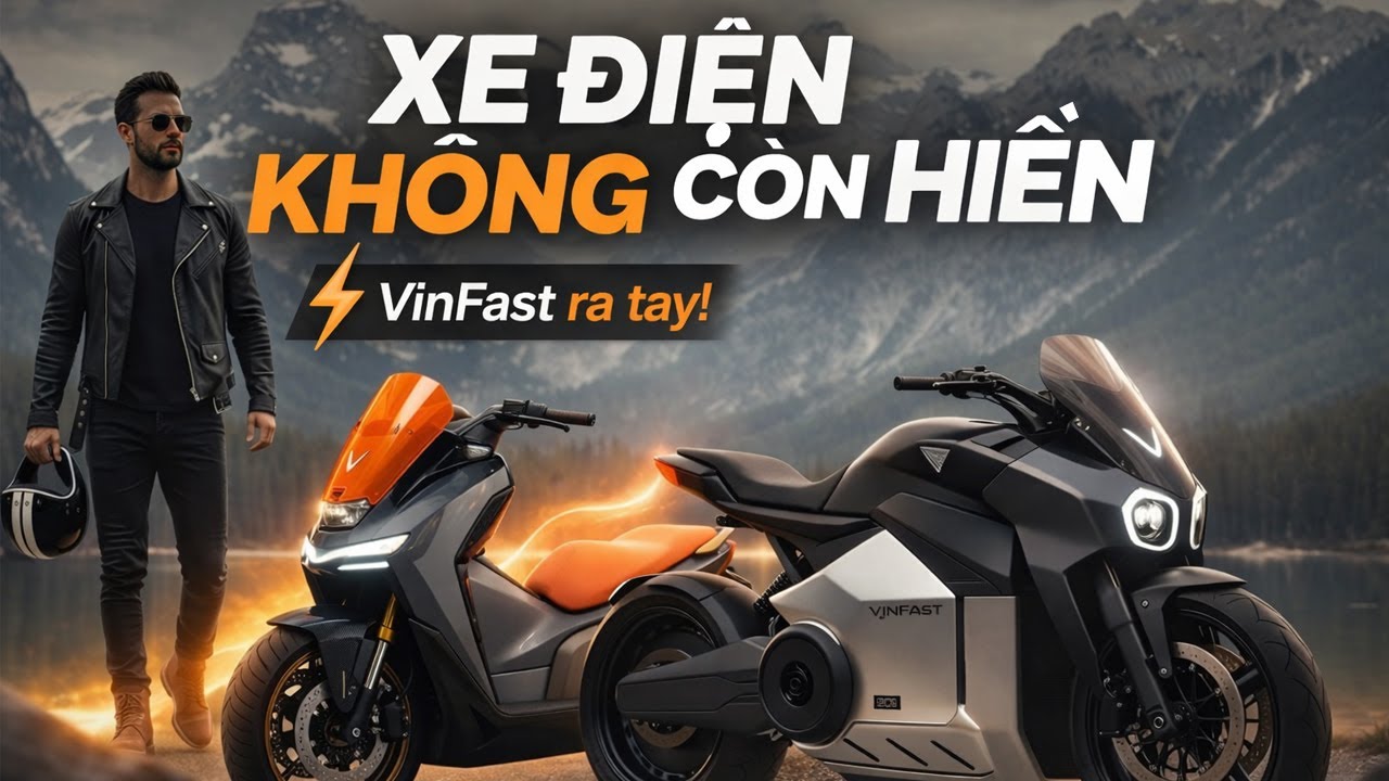 VinFast Sắp Ra Mắt Xe Máy Điện Cao Cấp Và Dòng Thể Thao 'Siêu Ngầu'
