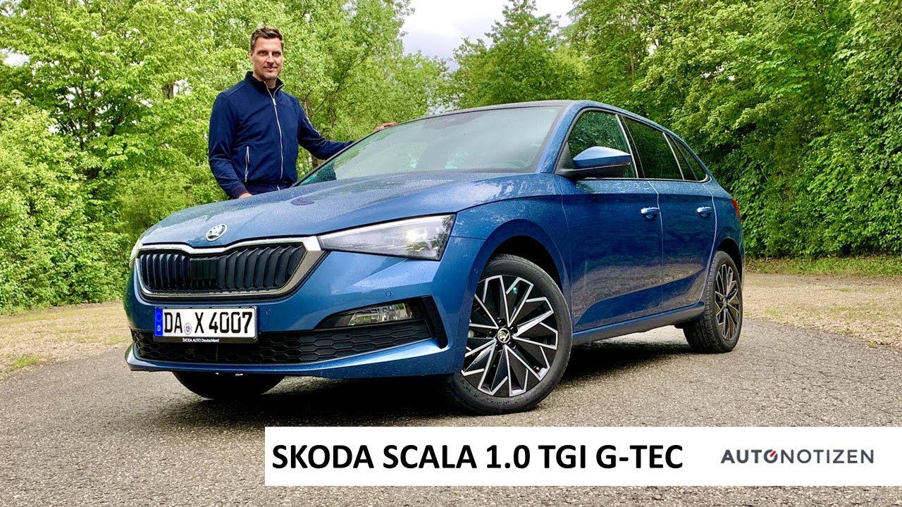 Skoda Scala 1.0 TGI G-TEC (90 PS) 2020: Review, Test, Fahrbericht