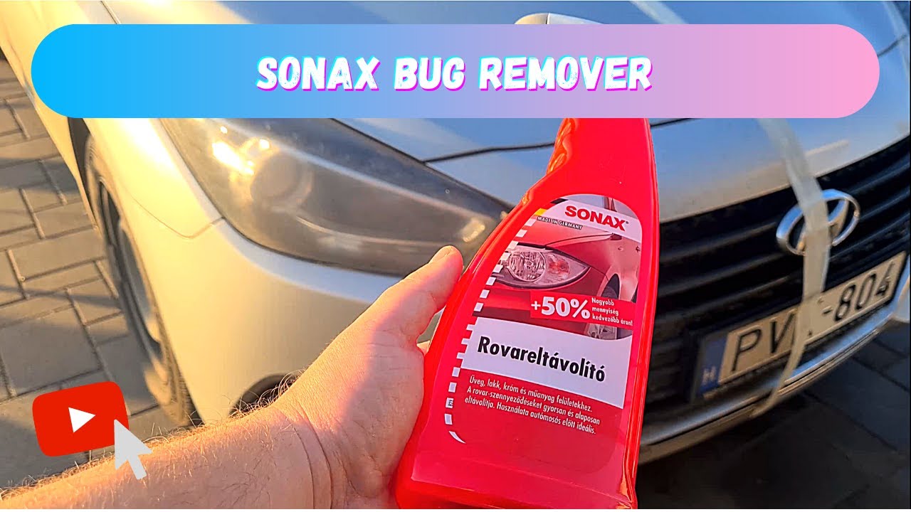 Sonax insect remover test