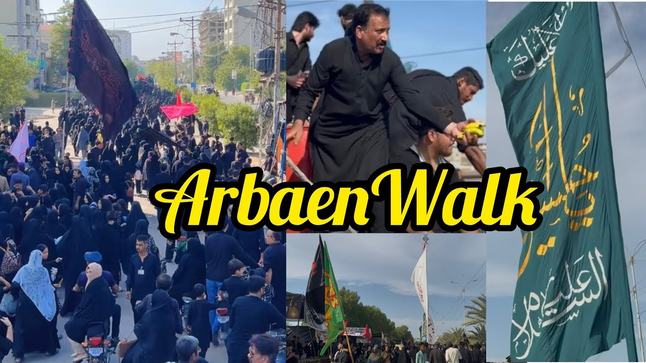 Arbaen Walk 2025|| Mashi || Distribution of Nazar e Imam Hussain A.s🤲🏻❤️ Bisma’sVLog 
