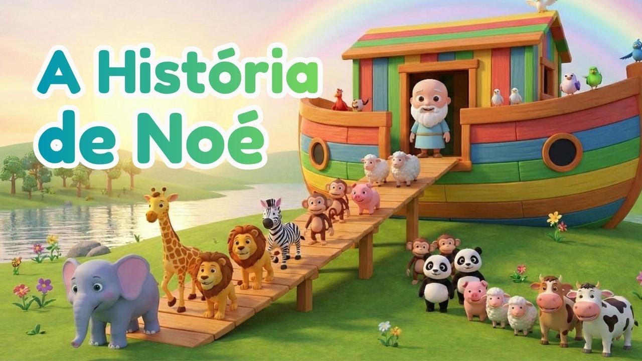 VOCÊ VAI AMAR: A Historinha de Noé MAIS DIVERTIDA para CRIANÇAS! ASSISTA JÁ