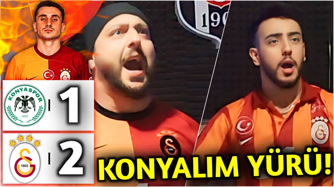 FANATİK GALATASARAYLILAR KONYASPOR MAÇINI İZLERSE | Konyaspor 1-2 Galatasaray