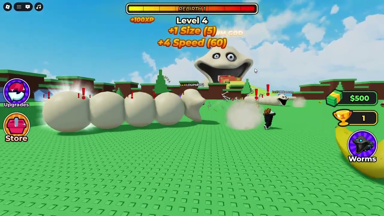 ROBLOX BE A WORM