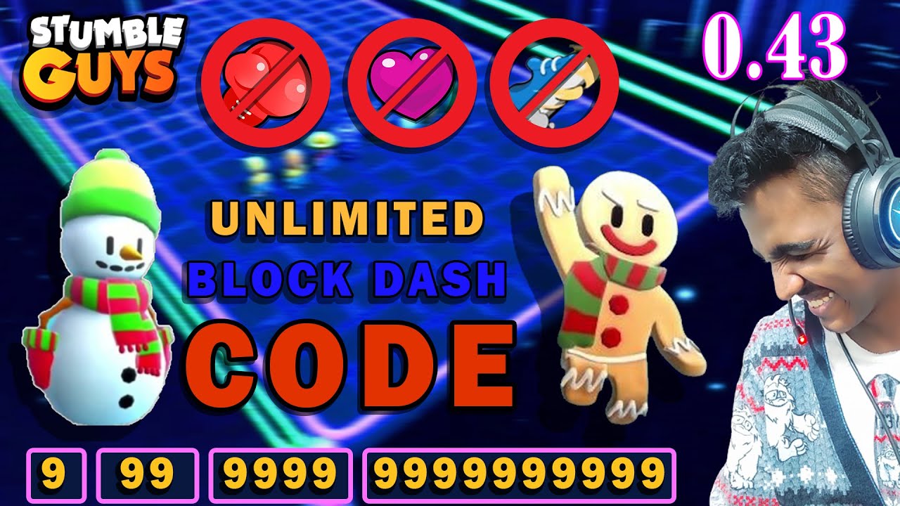 UNLIMITED BLOCK DASH  TOUR // STUMBLE GUYS  || LIVE || @Indian Vision Gaming