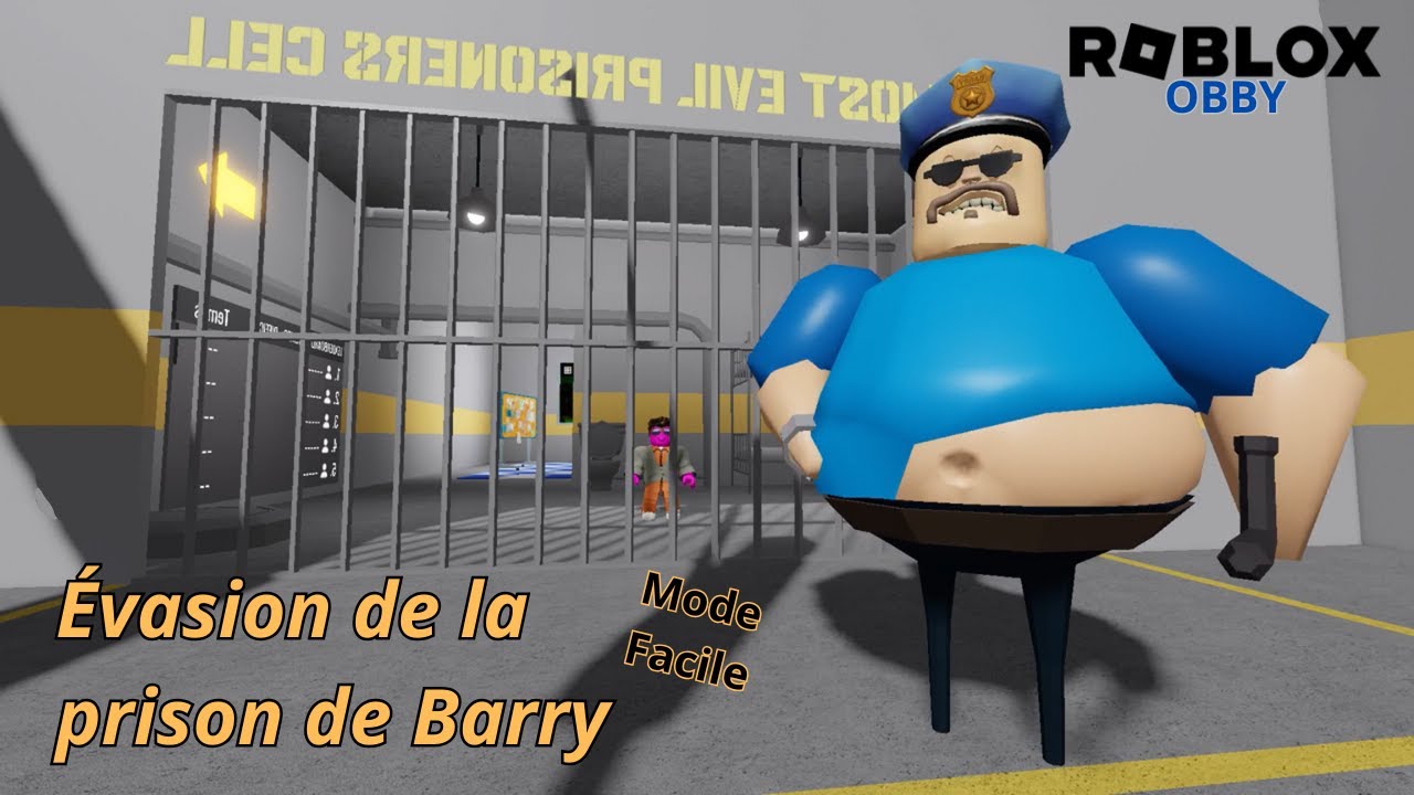 [1/3]👮🏻‍♂️ÉVASION de la Prison de Barry ! (Obby) | 𝑹𝒐𝒃𝒍𝒐𝒙