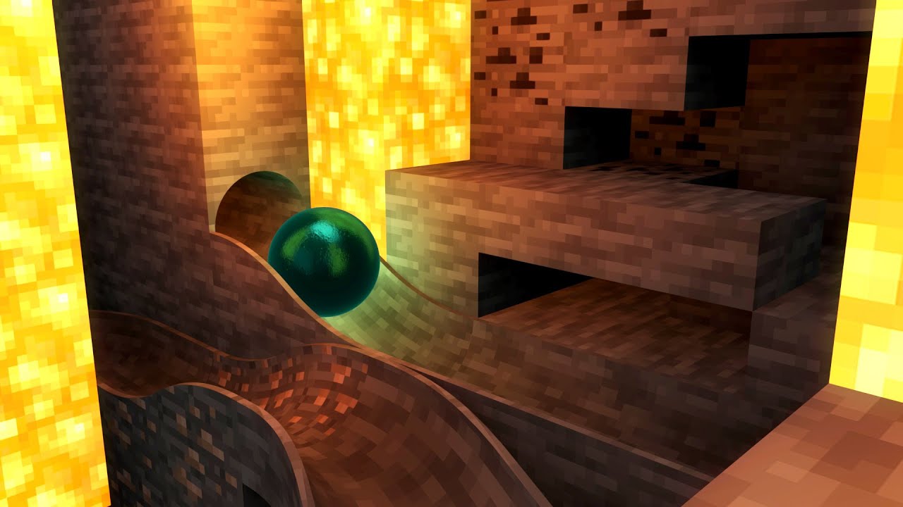 🟢 Ender Pearl INFERNO - MINECRAFT Marble Run