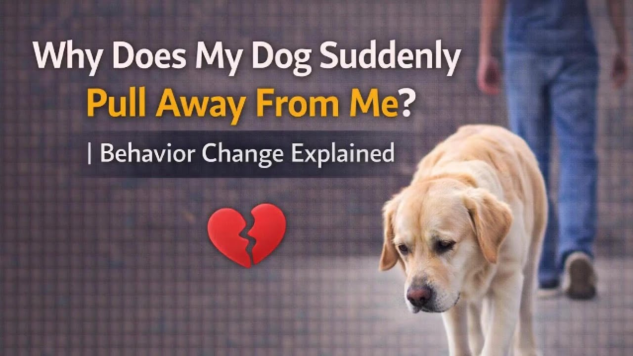 Why Does My Dog Suddenly Pull Away From Me? | Behavior Change Explained