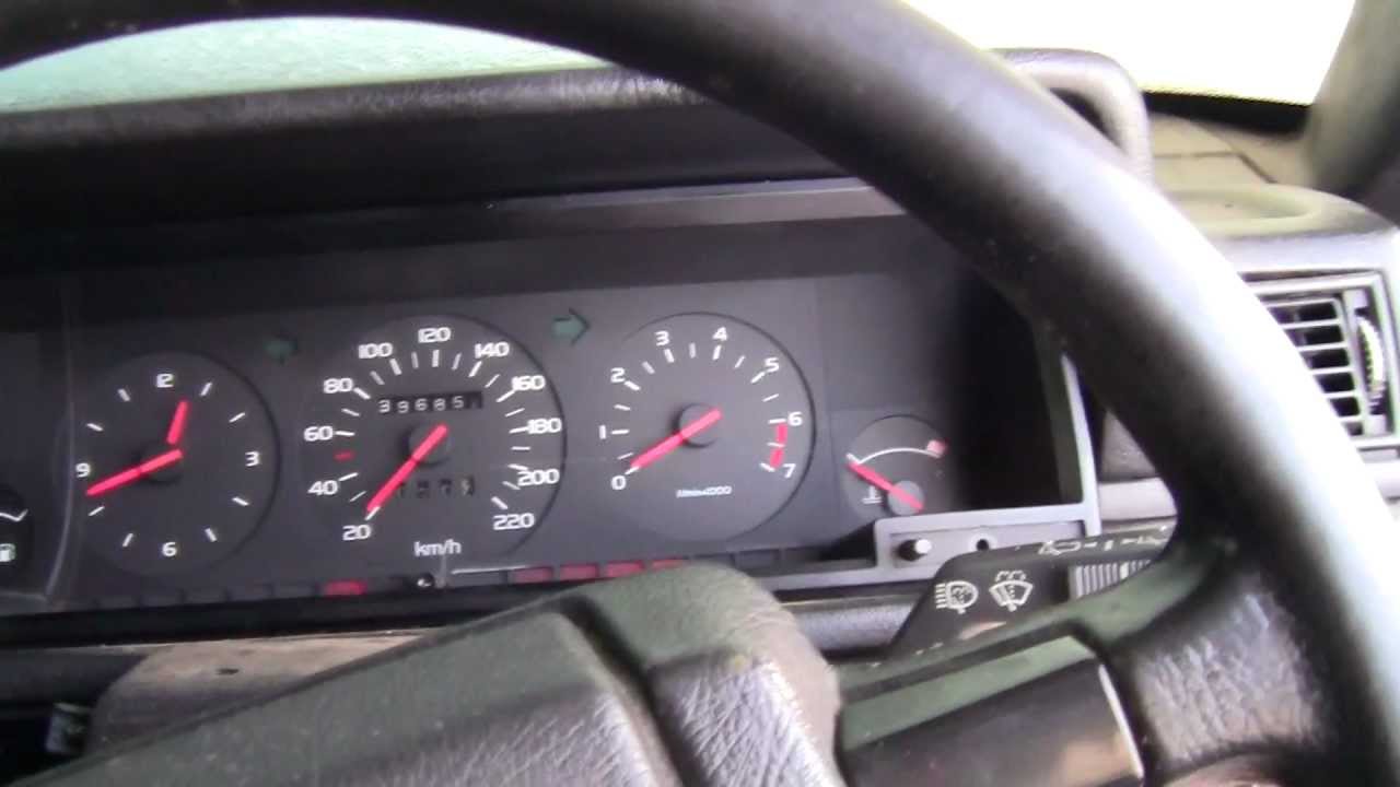 Starting up Volvo 740 turbo diesel after 5 months of cold weather