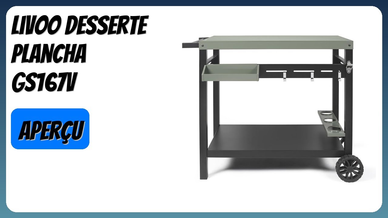 AVIS (2025) : Livoo Desserte Plancha GS167V. DÉTAILS