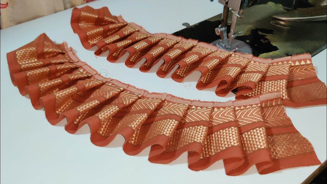 Double Frill Sleeves /Bell Sleeves Cutting and Stitching - डबल फ्रिल वाली बाजू