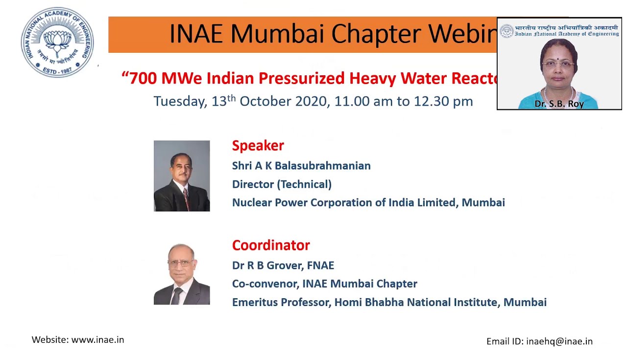 700 MWe Indian Pressurized Heavy Water Reactor