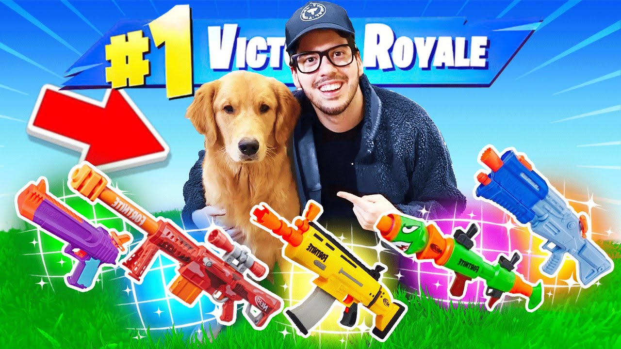 Using my PUPPY to PICK MY LOOT in Fortnite!