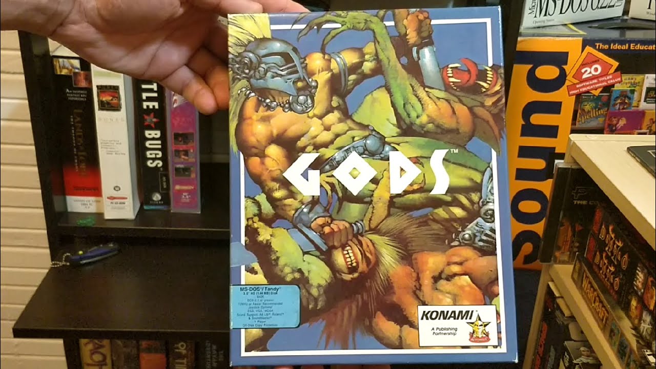 GODS PC Game Unboxing! by Bitmap Brothers 1991 (not sealed). Released by Konami.