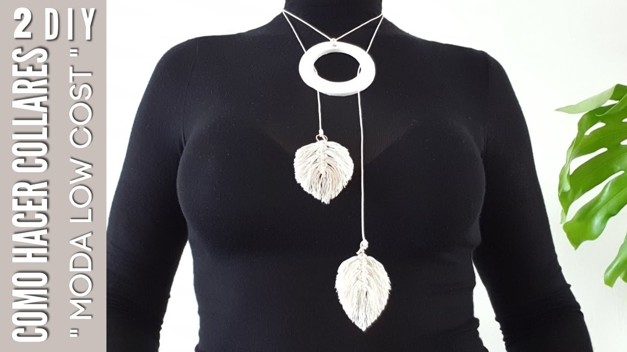 DIY COMO HACER COLLARES DE TENDENCIA POR 2 EUROS | TENDENCIA 2020 | COLLAR BOHO CHIC