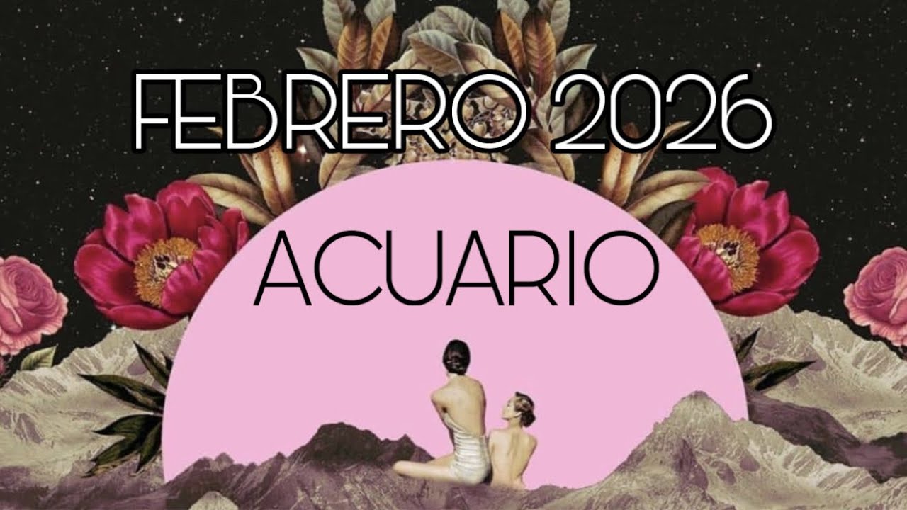 ACUARIO ♒️ FEBRERO 2026…WOOOW!!!…PINTA TUS ALAS DEL COLOR QUE QUIERAS!!!…🟠🟡🟢🟣🟤🔵