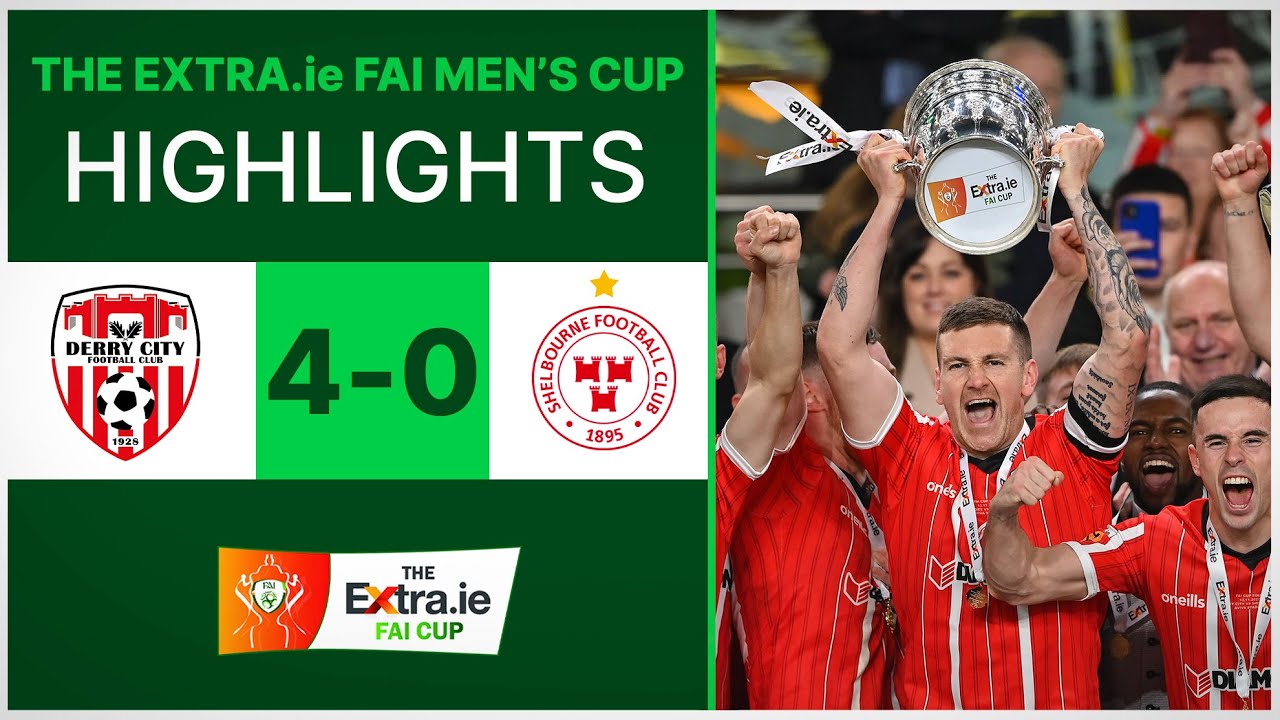 2022 Extra.ie FAI Men's Cup Final | Derry City 4-0 Shelbourne