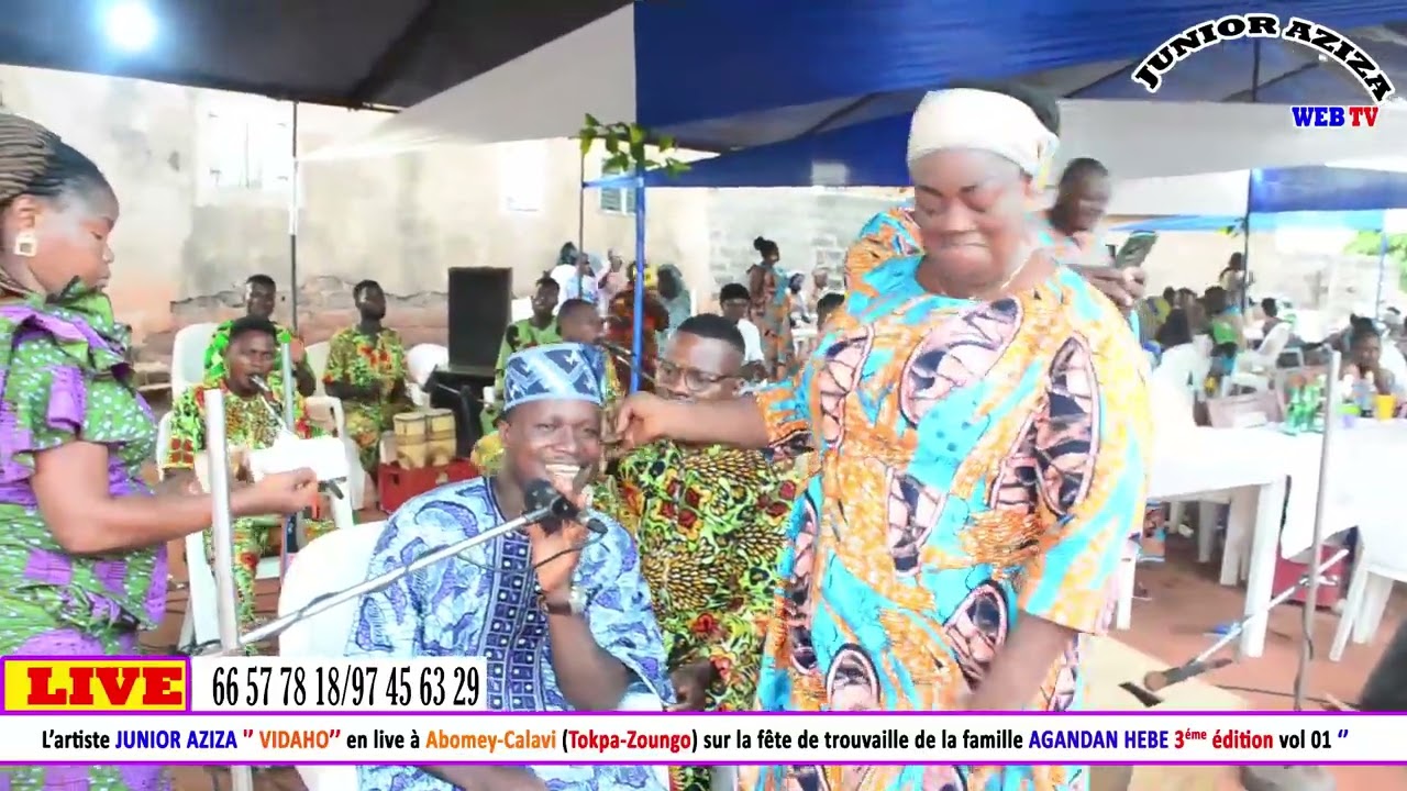 JUNIOR AZIZA VIDAHO EN LIVE À CALAVI