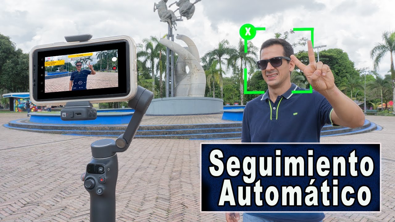DJI Osmo Mobile 7P: TUTORIAL todas las formas de ACTIVAR el SEGUIMIENTO AUTOMÁTICO