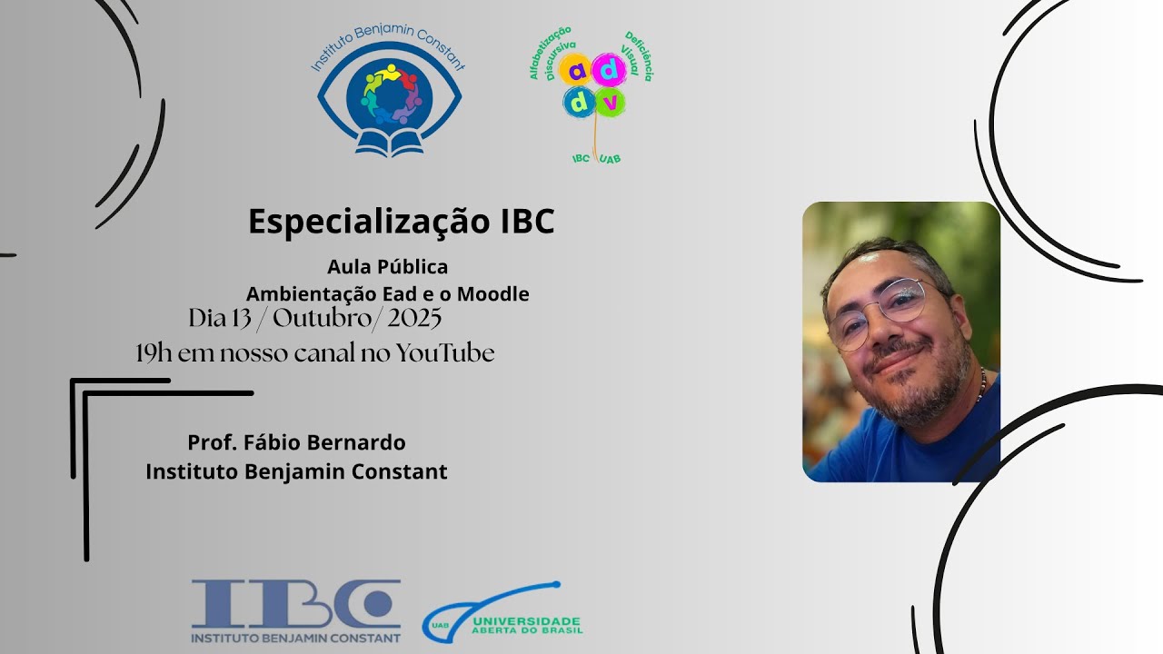 Aula Pública de Ambientação EaD e o Moodle