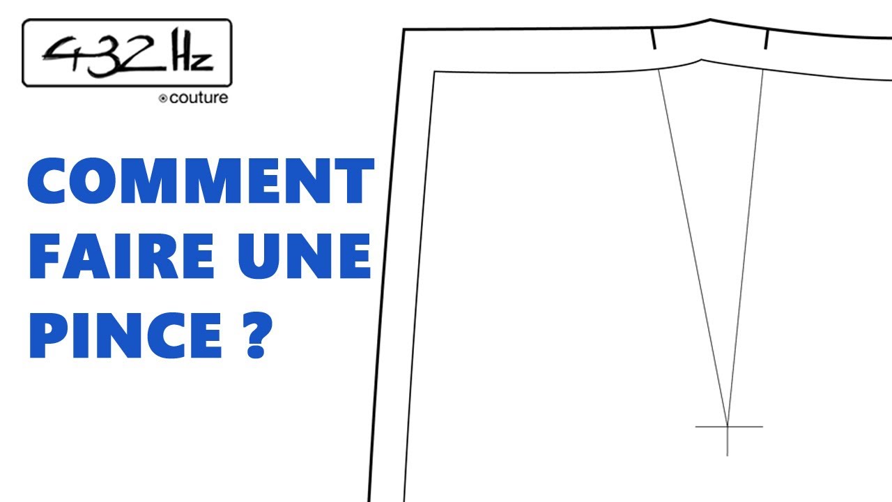 Comment faire une pince? Tutoriel couture