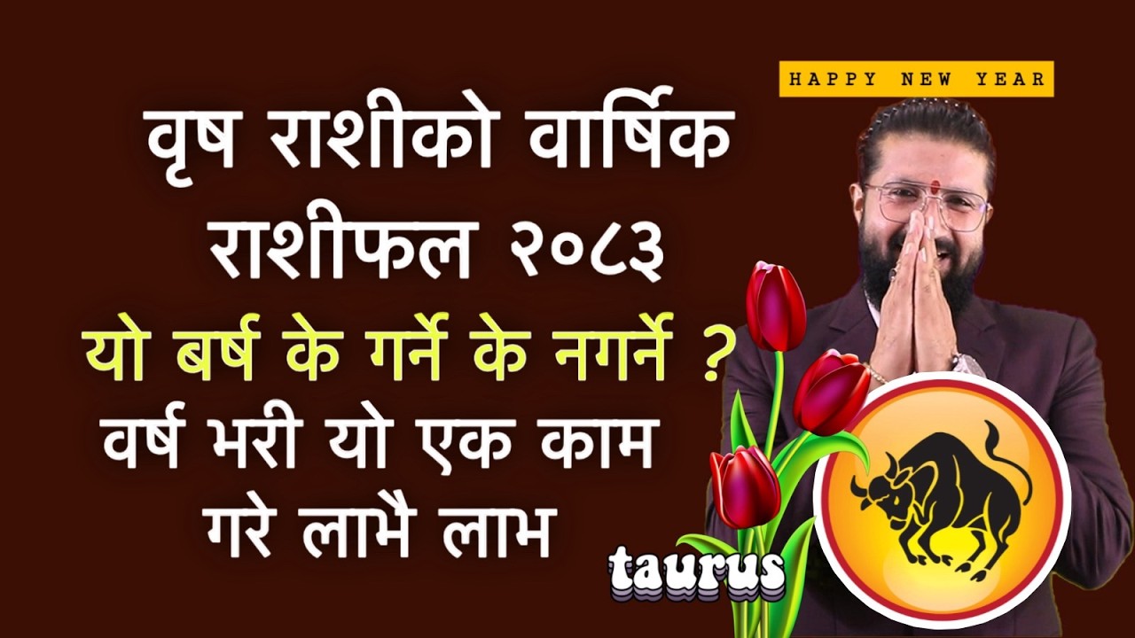 वृष राशीको वार्षिक राशीफल २०८३ यो बर्ष के गर्ने के नगर्ने ? वर्ष भरी यो एक काम गरे लाभै लाभ
