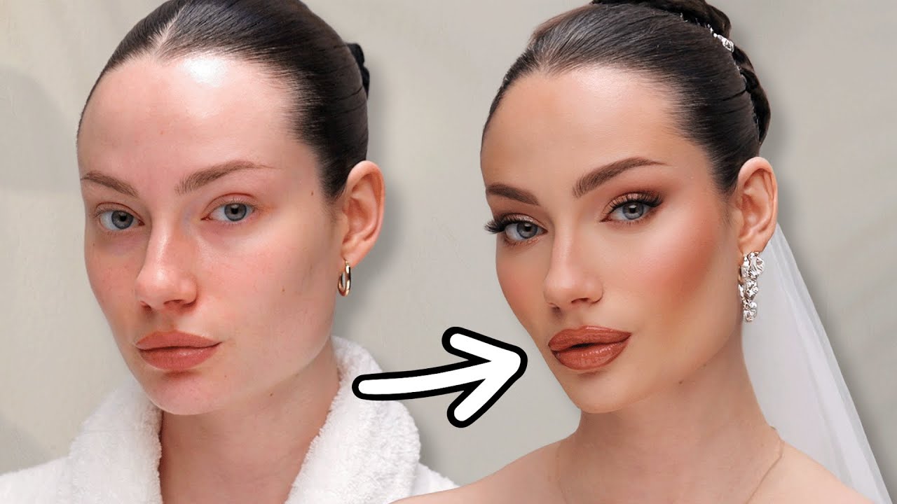 Drugstore Bridal Makeup Tutorial *step-by-step!*