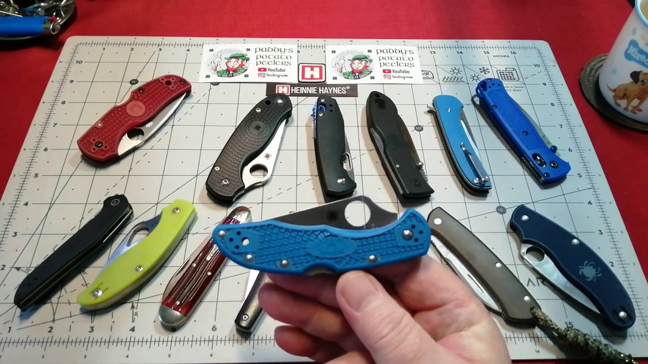 Three knives under 2.5 oz for summer carry.