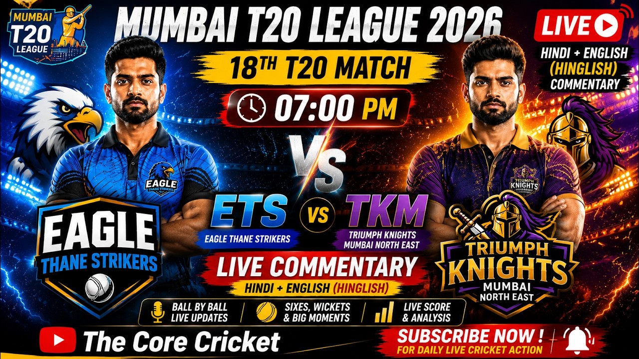 🔴NMP vs SMF LIVE 🔴 | North Mumbai Panthers vs SoBo Mumbai Falcons Live Match | Mumbai T20 2026 Hindi