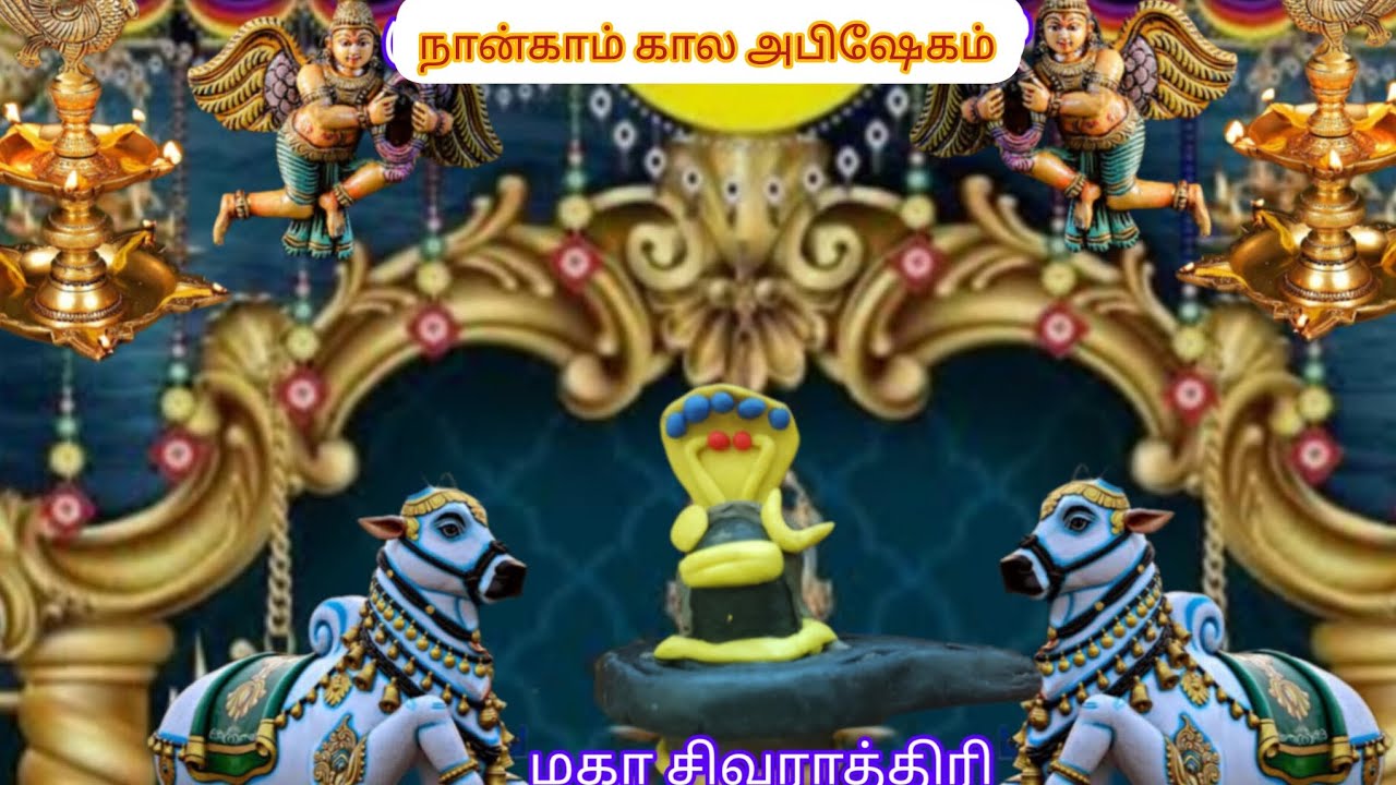 மகா சிவராத்திரி நான்காம் கால சிறப்பு மகா அபிஷேகம்#சிவ சிவ#மகாசிவராத்திரி#சிவலிங்கம் 🙏🪔🙏🪔🙏🪔🙏