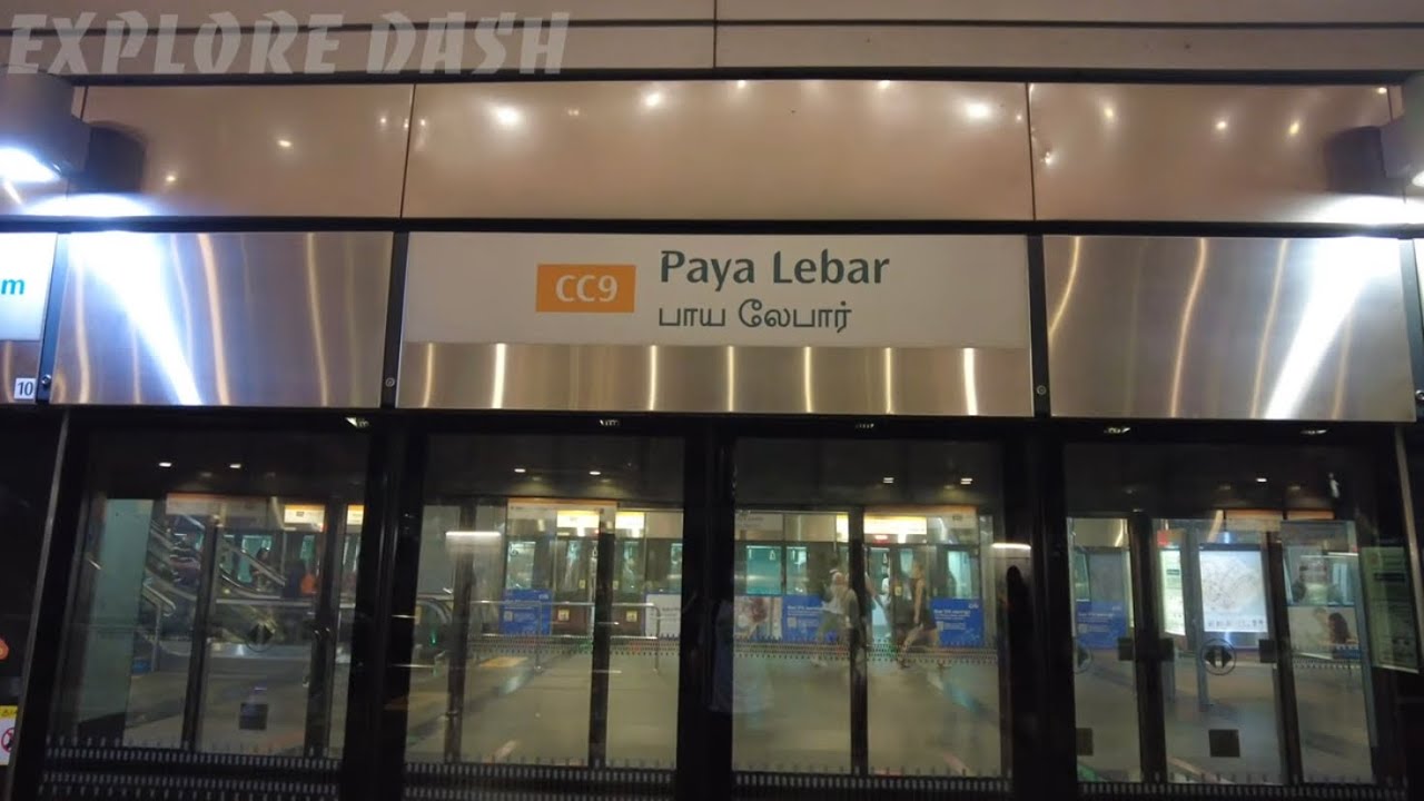 【4K Walking】 Paya Lebar Yellow(Orange) Line to Green Line