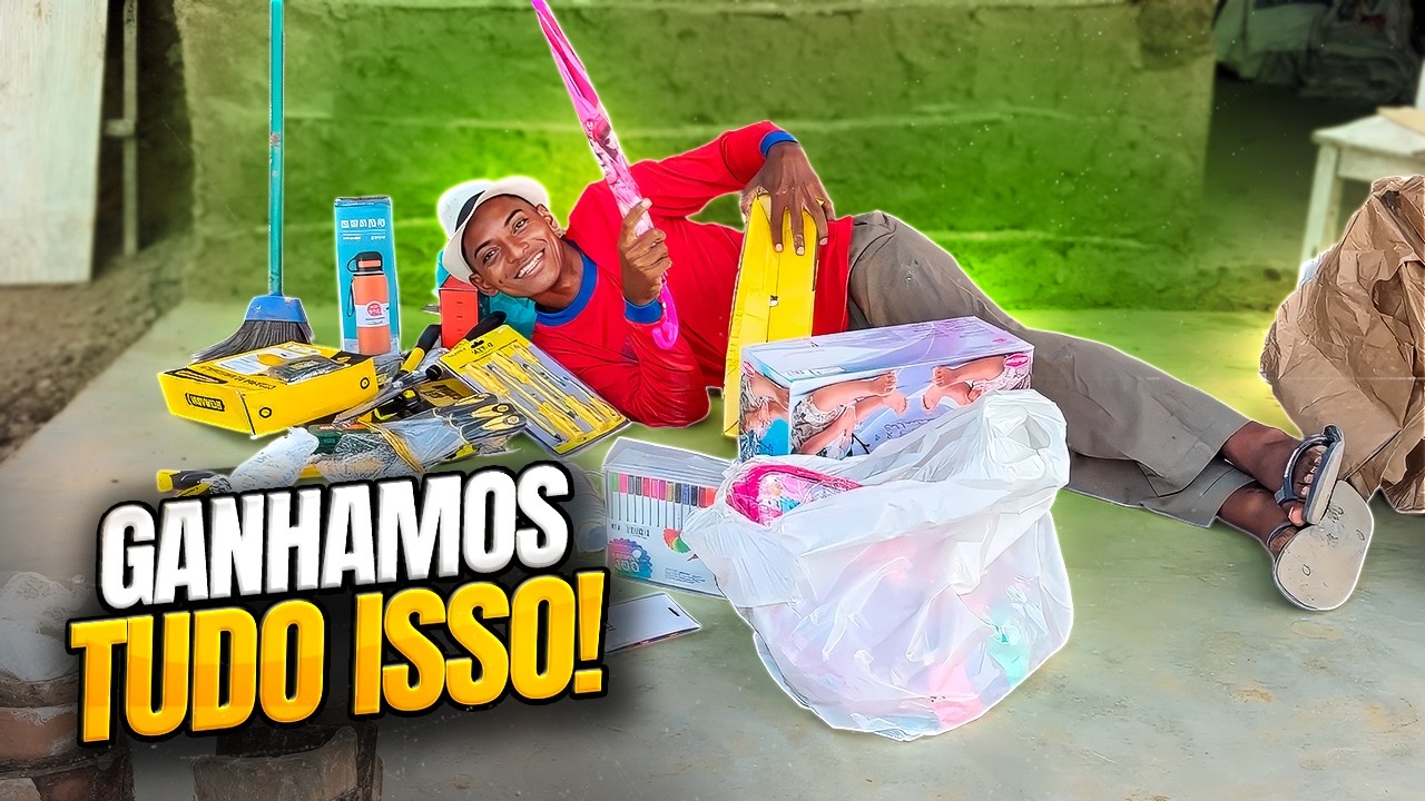 BETO TIZIU RECEBEU UMA CAIXA LOTADA DE FERRAMENTAS! 🤣 | RECEBIDOS DO BETO TIZIU