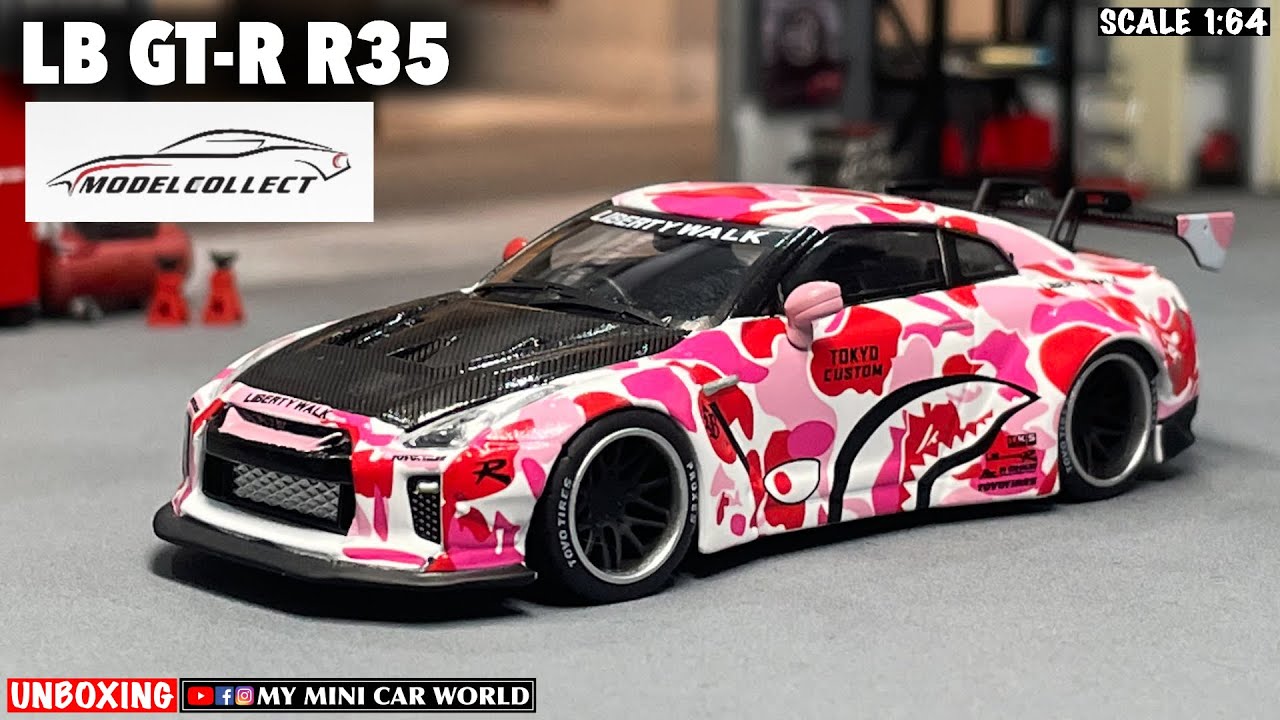 『MY MINI CAR WORLD』UNBOXING MYMODELCOLLECT 1/64 LB GT-R R35