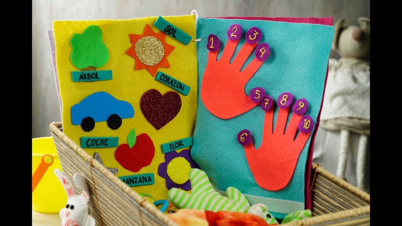 Craftología | Libro Didáctico para Niños | Libro Sensorial