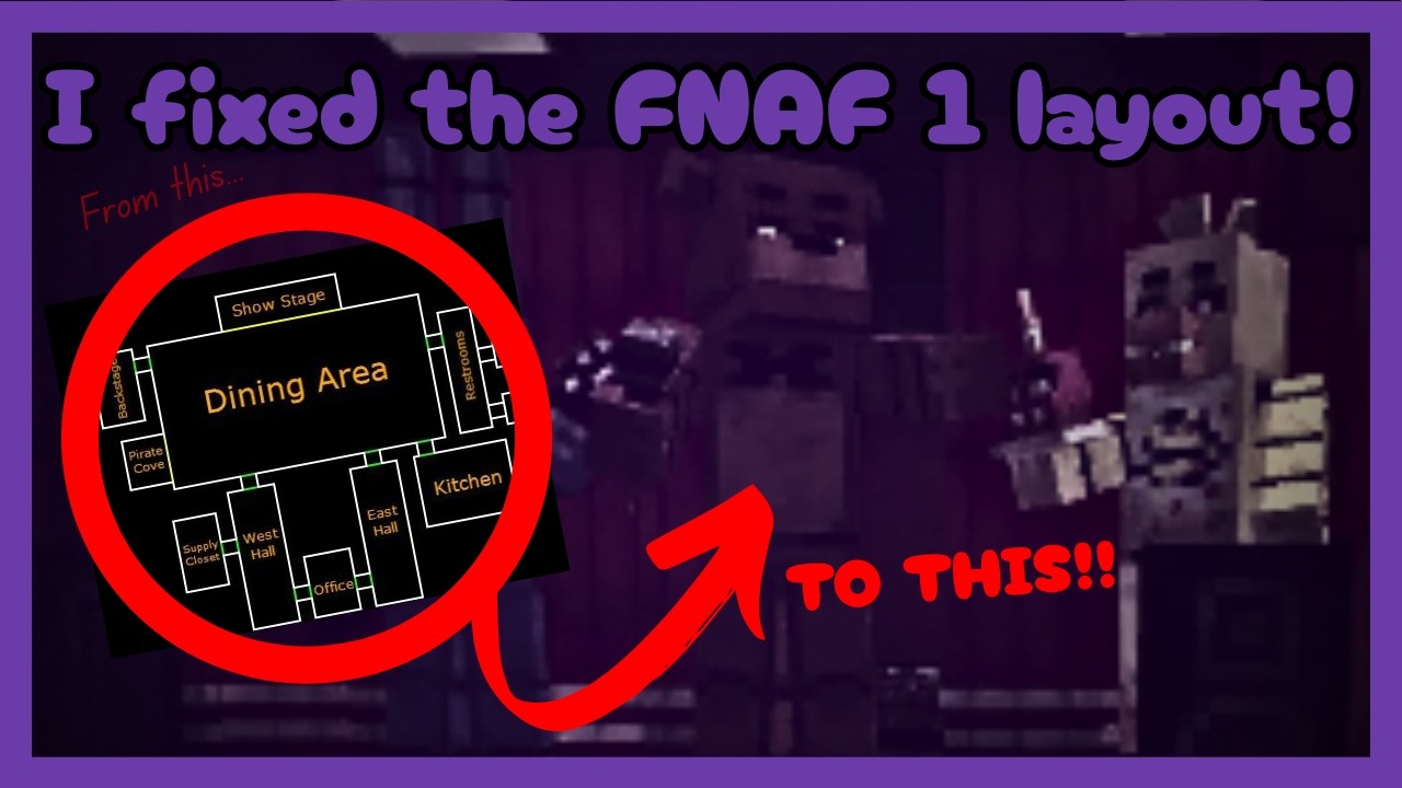 I FIXED the FNAF 1 layout...