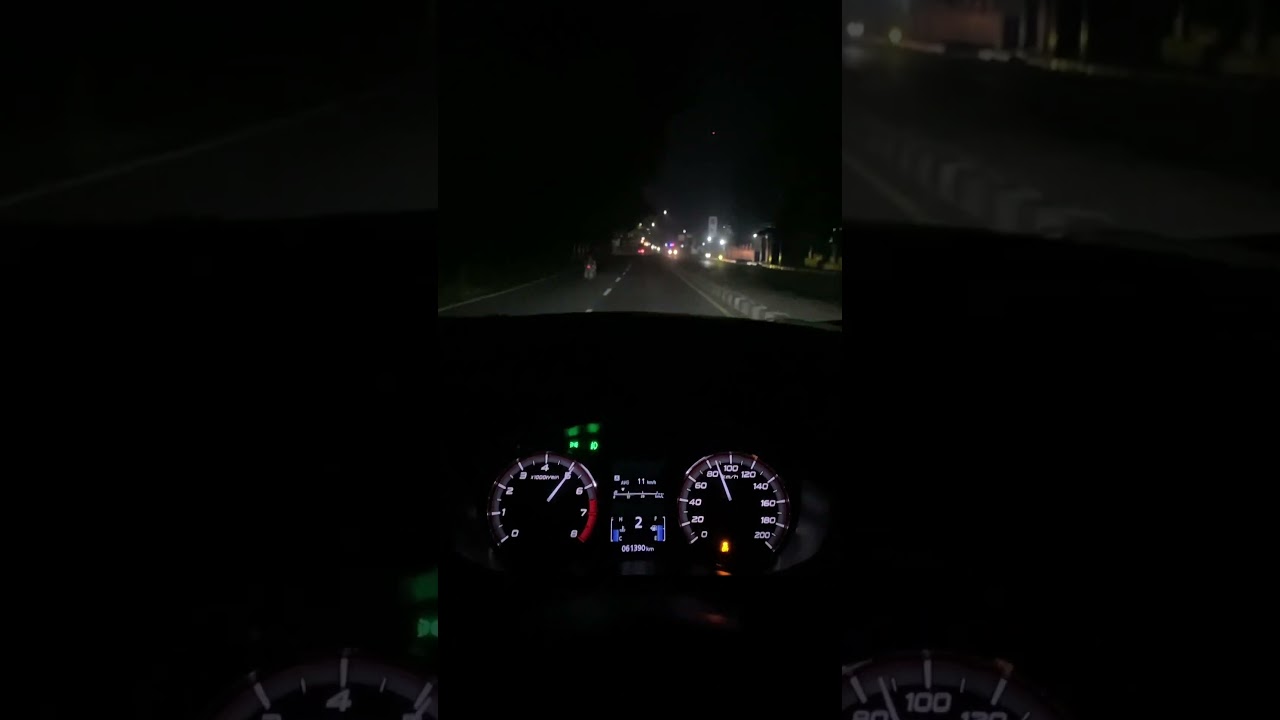 Xpander Cross acceleration test (0-100 Km/H)