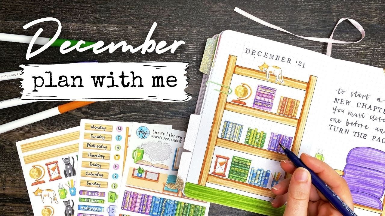 PLAN WITH ME! | December 2021 Bullet Journal Setup